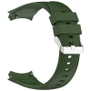 Silikonowy pasek Bizon Strap Watch Silicone T do Huawei Watch 5 46 mm, ciemnozielony