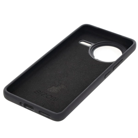 Silikonowe etui Bizon Soft Case do Xiaomi POCO F7 Ultra, czarne