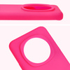 Silikonowe etui Bizon Soft Case do Honor Magic6 Pro, neonowo-różowe