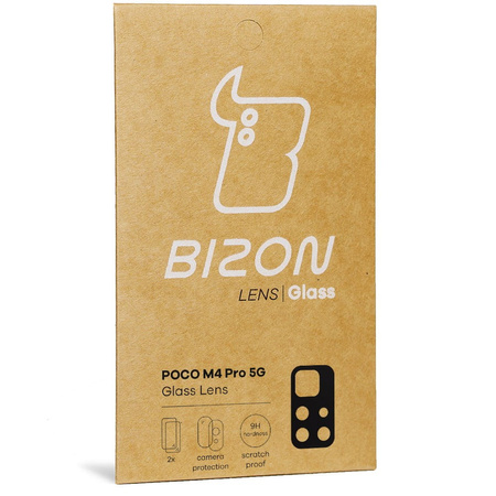 Szkło na aparat Bizon Glass Silk Lens dla Poco M4 Pro 5G / Redmi Note 11S 5G, 2 sztuki