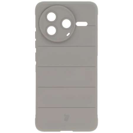 Pancerne etui Bizon Case Tur do Xiaomi Poco F7 Pro, jasnoszare