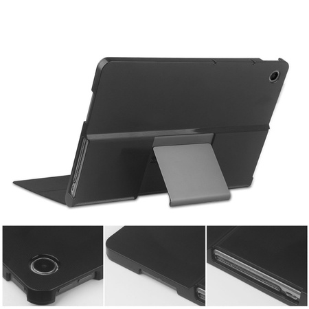 Etui z klapką Bizon Case Tab Croc do Lenovo Tab Plus 11.5" 2024, szare