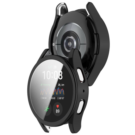 Etui Bizon Case Watch Felipe do Galaxy Watch 7 40 mm,  czarne