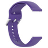 Pasek silikonowy do smartwatcha, Bizon Strap Watch Silicone Pro N, Quick Release 22 mm, fioletowy