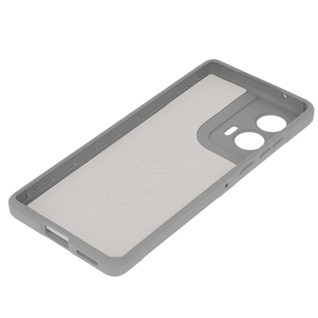 Pancerne etui Bizon Case Tur do Motorola Edge 50 Fusion, jasnoszare