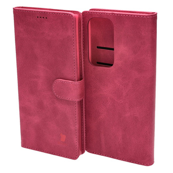 Etui Bizon Case Wallet do Samsung Galaxy S23 Ultra, różowe