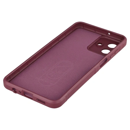 Pancerne etui Bizon Case Tur do Galaxy A07 4G, burgundowe