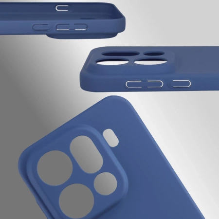 Etui Bizon Case Łupka do Oppo Find X9 Pro, niebieskie