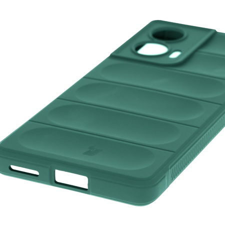 Pancerne etui Bizon Case Tur do Motorola Edge 50 Fusion, ciemnozielone