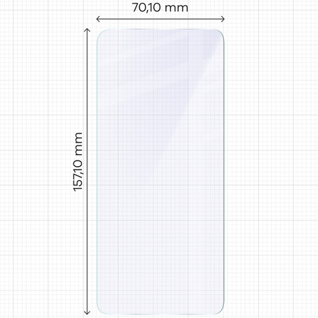 Elastyczne szkło hybrydowe Bizon Glass Mule do Oppo Find X8 Pro