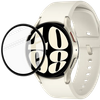 Szkło hybrydowe Bizon Glass Watch Edge Hybrid dla Galaxy Watch 6 40mm, czarne