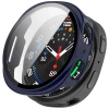Etui ze szkłem do zegarka Bizon Case+Glass Watch do Samsung Galaxy Watch 8 40 mm, niebieskie