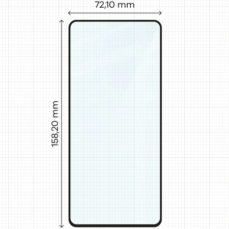 Szkło hartowane Bizon Glass Edge 2 do Poco X5 Pro, czarne