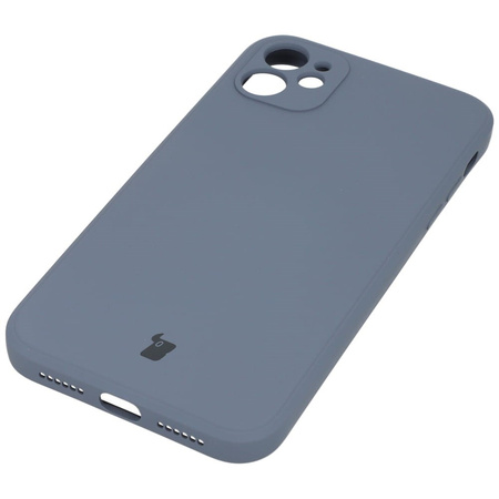 Etui Bizon Case Silicone do iPhone 11, szare