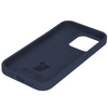 Silikonowe etui Bizon Soft Case do iPhone 15 Pro, ciemnoniebieskie