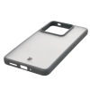 Etui Bizon Case Angelo do Realme GT 7 / 7T, półprzezroczyste z szarą ramką