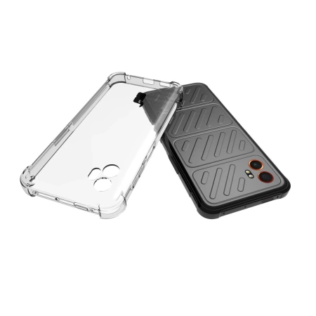 Elastyczne etui + 2x folia na ekran Bizon Case Clear Pack do Galaxy Xcover7 Pro