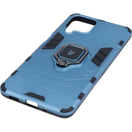 Etui Bizon Case Armor Ring do Galaxy M53 5G, niebieskie