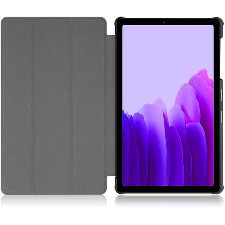 Etui Bizon Case Tab Croc do Galaxy Tab A7 Lite, różowozłote