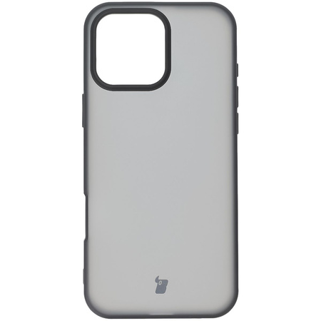 Etui Bizon Case Angelo do iPhone 16 Pro Max, półprzezroczyste z czarną ramką