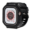 Etui z paskiem Bizon Strap + Case Watch Armor do Apple Watch Ultra 49mm, czarne