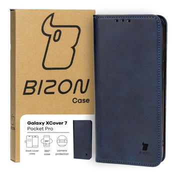 Etui Bizon Case Pocket Pro do Galaxy XCover 7, granatowe