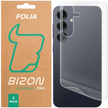 Folia hydrożelowa na tył Bizon Glass Hydrogel Back Duo do Galaxy S25, 2 sztuki