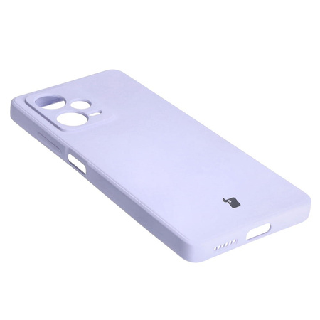 Etui Bizon Case Silicone Sq do Xiaomi Redmi Note 12 Pro Plus 5G, jasnofioletowe