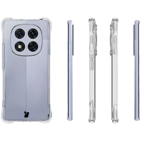 Elastyczne etui + 2x folia na ekran Bizon Case Clear Pack do Xiaomi Redmi Note 14 Pro 4G