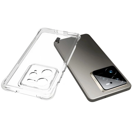 Elastyczne etui + 2x folia na ekran Bizon Case Clear Pack do Realme GT 7 Pro