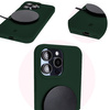 Etui silikonowe Bizon Soft Case do iPhone 15 Pro Max, ciemnozielone