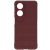 Pancerne etui Bizon Case Tur do Oppo A60 4G, burgundowe