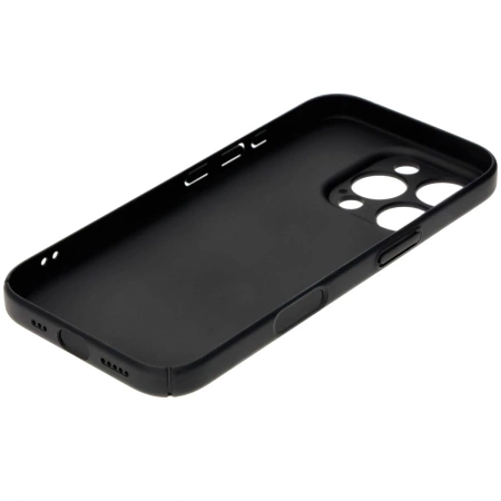 Etui Bizon Case Łupka do iPhone 16 Pro, czarne