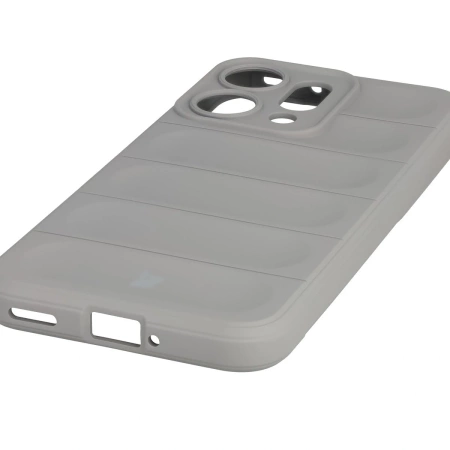 Pancerne etui Bizon Case Tur do Oppo Reno 14, jasnoszare