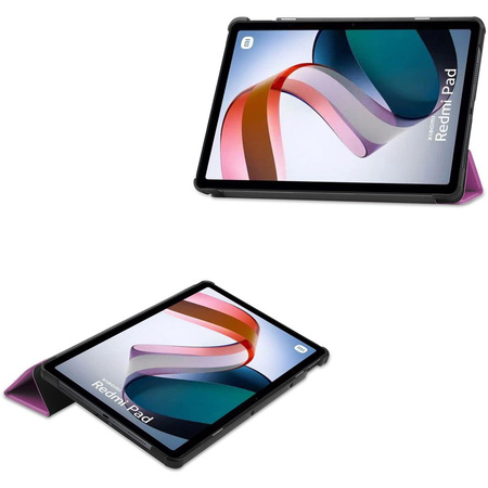 Etui Bizon Case Tab Croc do Xiaomi Redmi Pad 10.6 2022, ciemnofioletowe