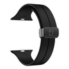 Silikonowy pasek Bizon Strap Watch Silicone L do Apple Watch 44/45/46/49 mm, czarny