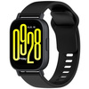 Pasek silikonowy do smartwatcha, Bizon Strap Watch Silicone Pro H, Quick Release 22 mm, czarny