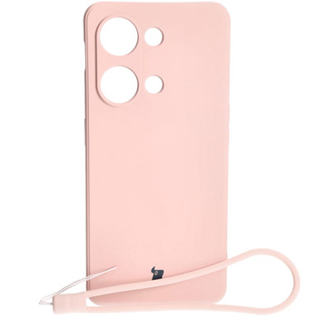 Etui Bizon Case Silicone Sq do OnePlus Nord 3, jasnoróżowe