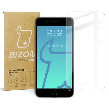 Szkło hartowane Bizon Glass Clear do iPhone SE 2022 / 2020 / 8 / 7