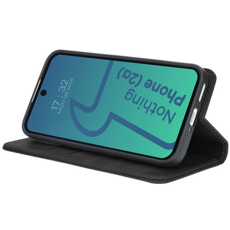 Etui z klapką Bizon Case Pocket Pro do Nothing Phone (2a) / (2a) Plus, czarne