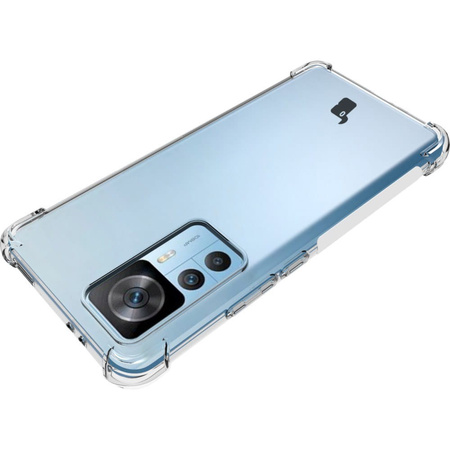 Etui + 2x szkło + obiektyw Bizon Case Clear Pack do Xiaomi 12T, przezroczyste