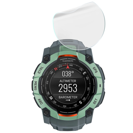 Folia hydrożelowa na ekran Bizon Glass Watch Hydrogel do Garmin Instinct 3 45 mm, 2 sztuki