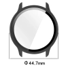 Etui ze szkłem do zegarka Bizon Case+Glass Watch do Garmin Vivoactive 6, czarne
