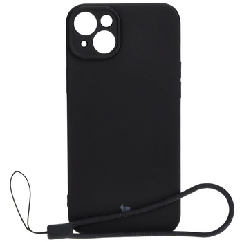 Etui Bizon Case Silicone do iPhone 15 Plus, czarne