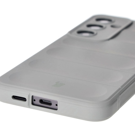 Pancerne etui Bizon Case Tur do Galaxy S24 FE, jasnoszare