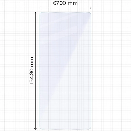 Elastyczne szkło hybrydowe Bizon Glass Mule do Infinix Note 50 Pro 4G