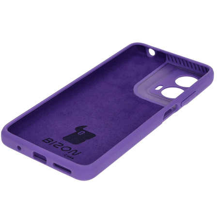 Silikonowe etui Bizon Soft Case do Motorola Moto G24 / G24 Power, fioletowe