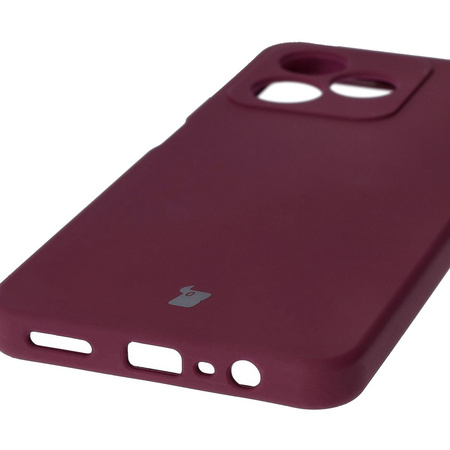 Silikonowe etui Bizon Soft Case do Realme Note 50 / Realme C53 / C51, ciemnofioletowe