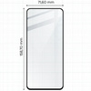 Szkło hartowane Bizon Glass Edge 2 do Honor 90 Lite, czarne