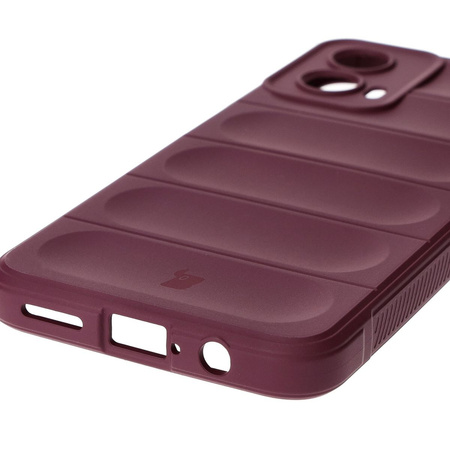 Pancerne etui Bizon Case Tur do Motorola Moto G34 5G, ciemnofioletowe